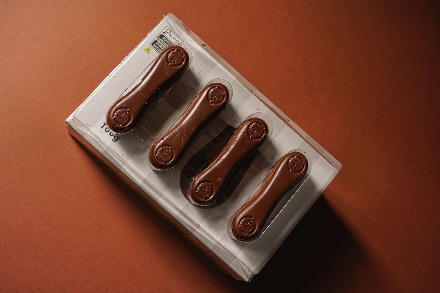 Caixa de Língua de Gato ao Leite 100g